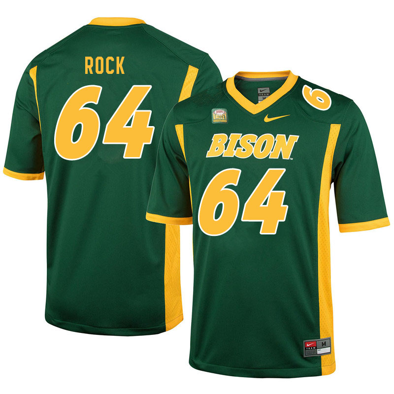 Men #64 Jake Rock North Dakota State Bison College Football Jerseys Sale-Green